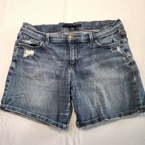 Joe's Women's Jean Shorts Denim Size 29 Distressed Blue Denim